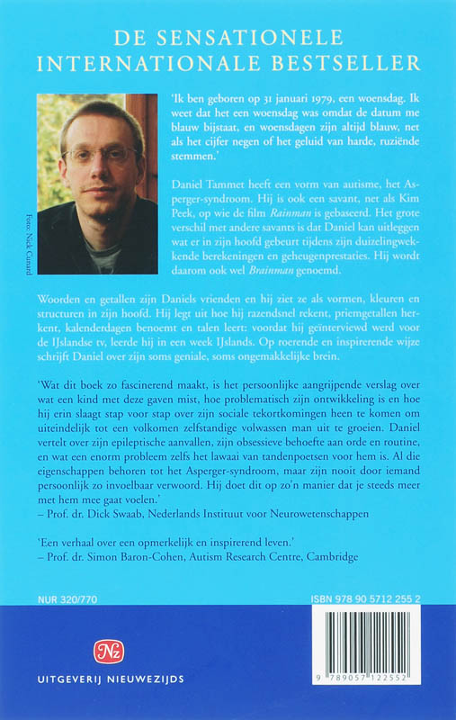 Op Een Blauwe Dag Geboren achterkant