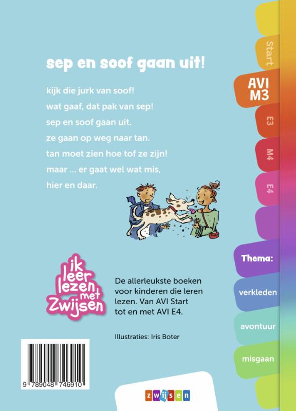 sep en soof gaan uit / Ik leer lezen met Zwijsen achterkant