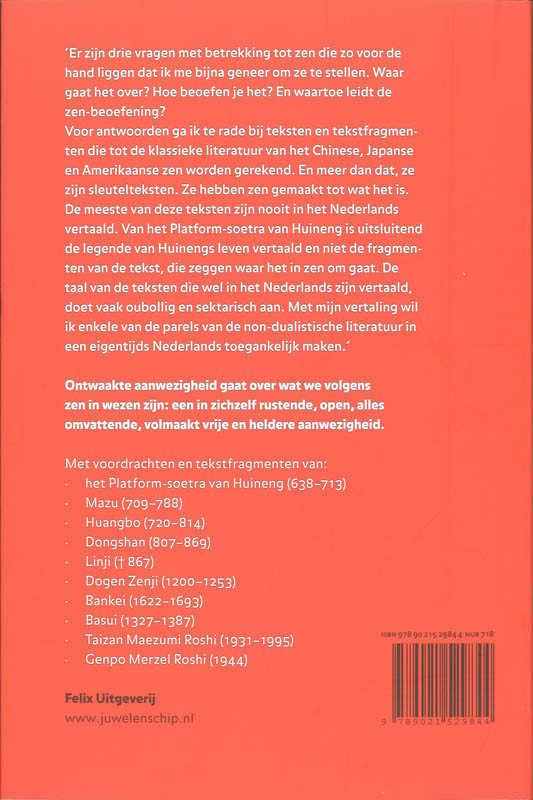 Ontwaakte aanwezigheid achterkant