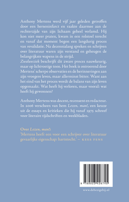 Zwaluwziek achterkant