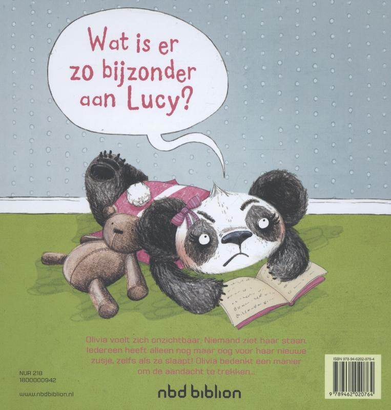 Onzichtbare Olivia achterkant