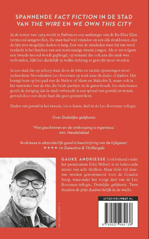 Daden van geweld / Leo Boorman / 2 achterkant