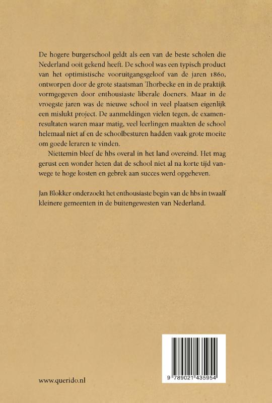 Het wonder van de hbs achterkant