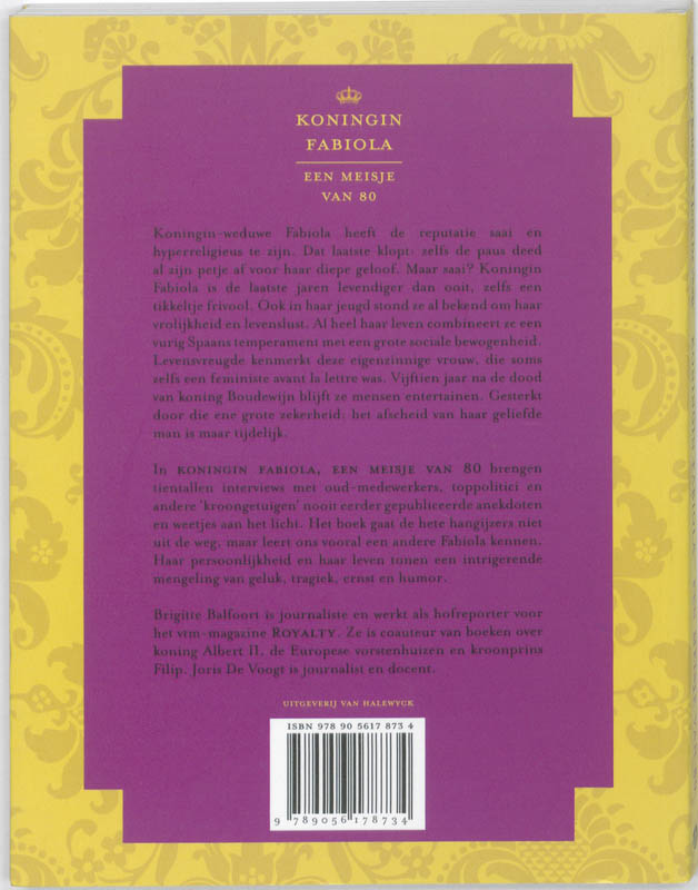 Koningin Fabiola achterkant