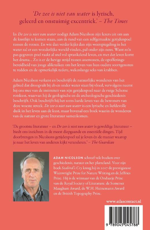 De zee is niet van water achterkant