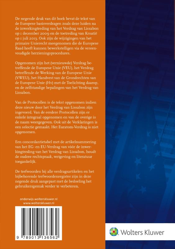 Europese basisverdragen achterkant
