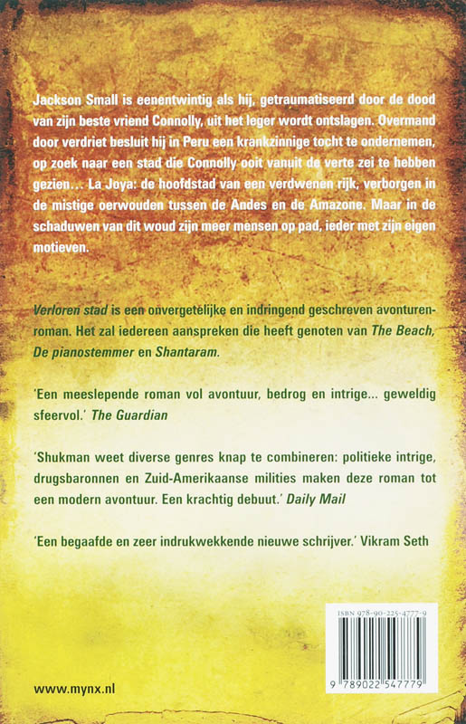 Verloren stad achterkant