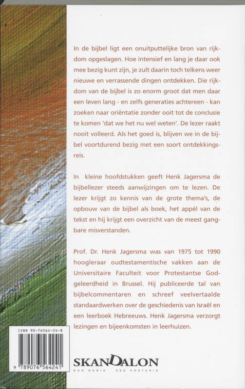 De onbekende rijkdom van de bijbel achterkant