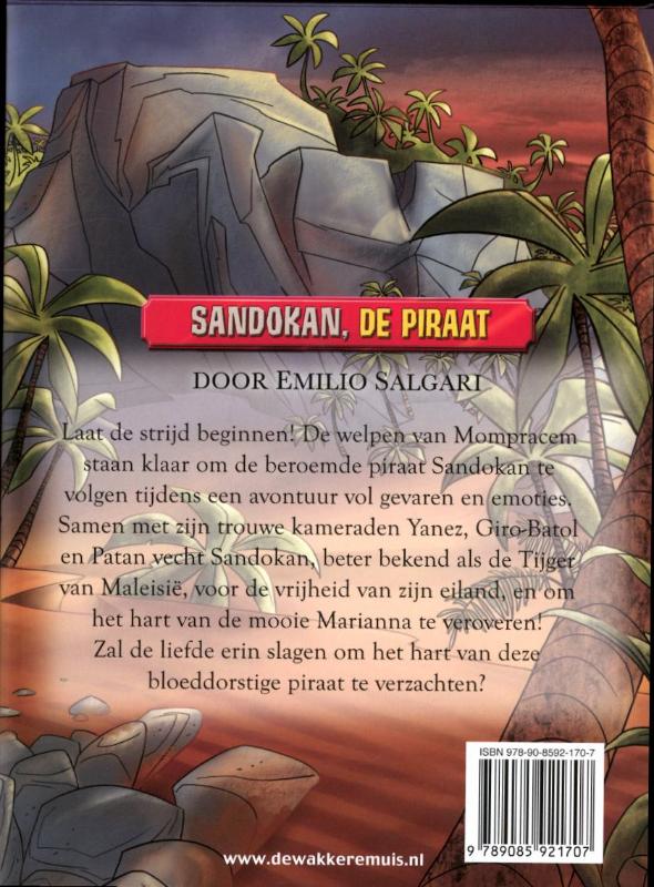 Sandokan, de piraat achterkant