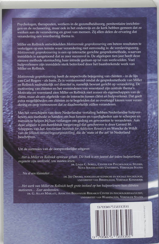 Motiverende gespreksvoering achterkant