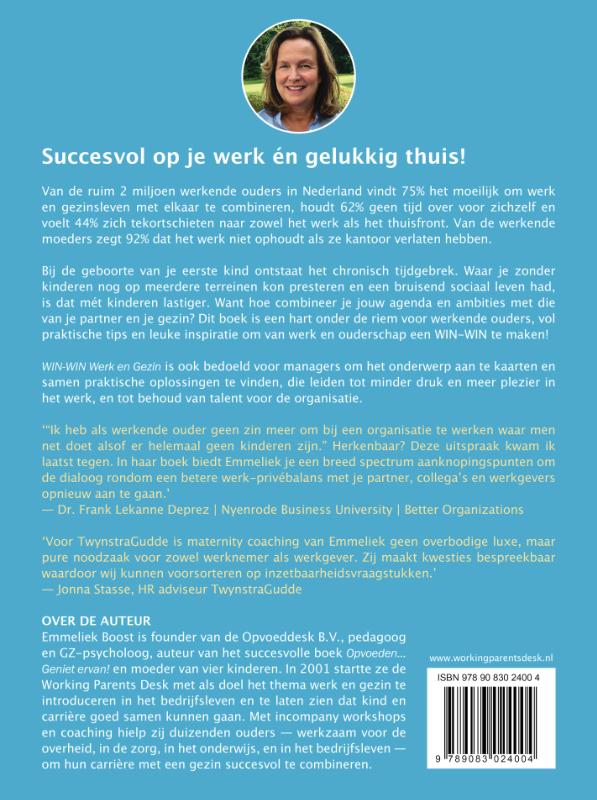 Win-Win werk en gezin achterkant