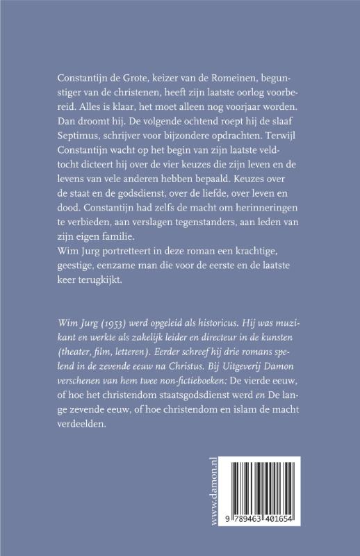 De bekentenissen van Constantijn achterkant