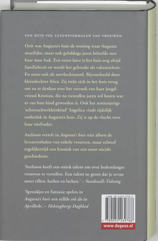 Augusta's huis achterkant