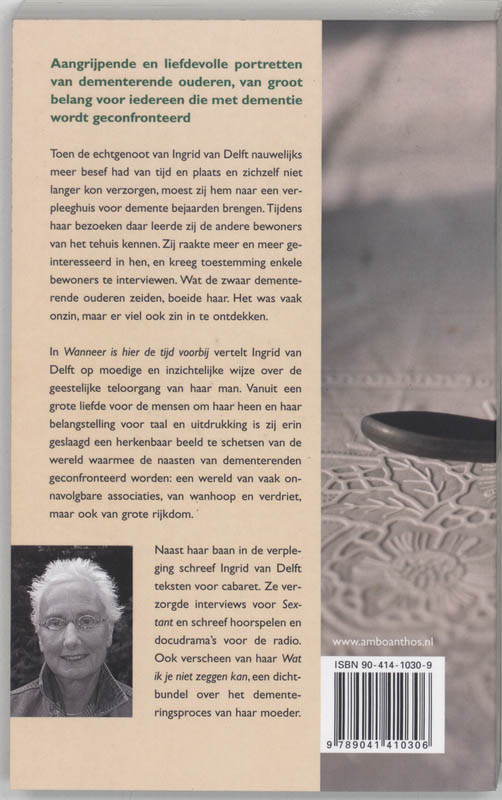 Wanneer Is Hier De Tijd Voorbij achterkant