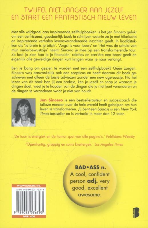 Jij bent een badass achterkant