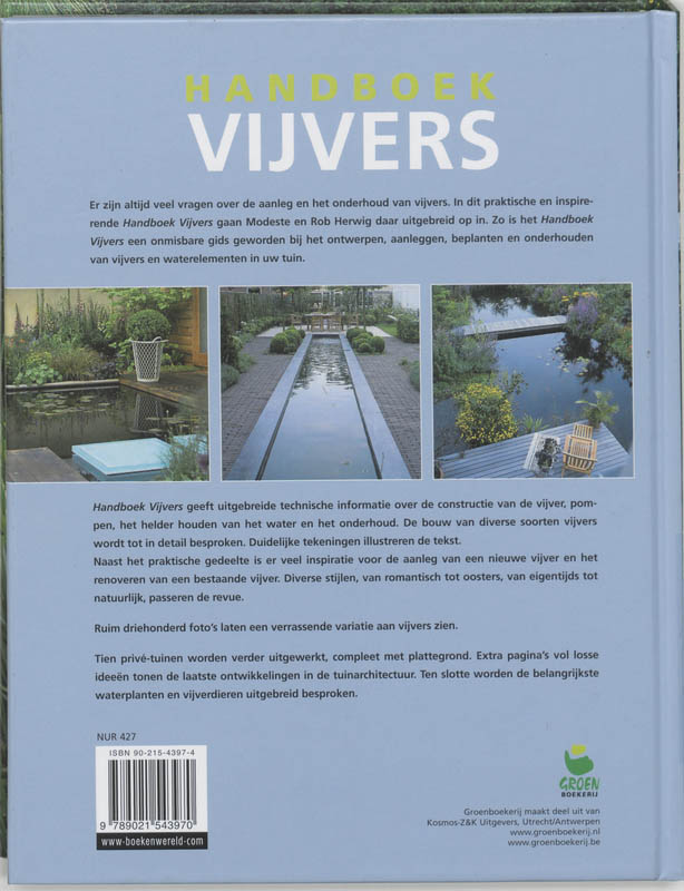 Handboek Vijvers achterkant