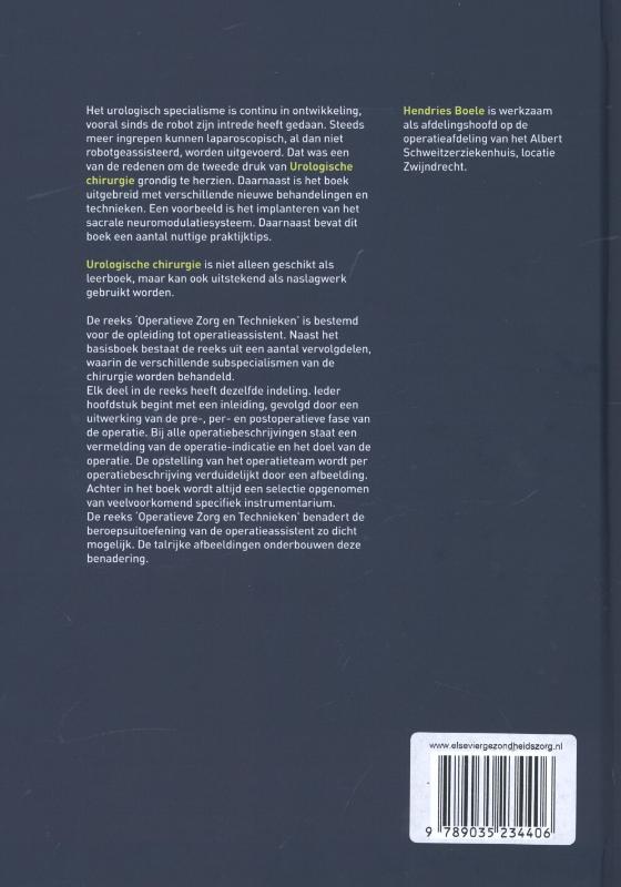 Urologische chirurgie / Operatieve zorg en technieken achterkant