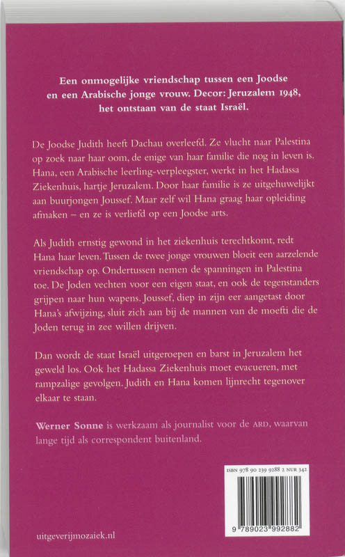 Als ik jou vergeet, Jeruzalem achterkant