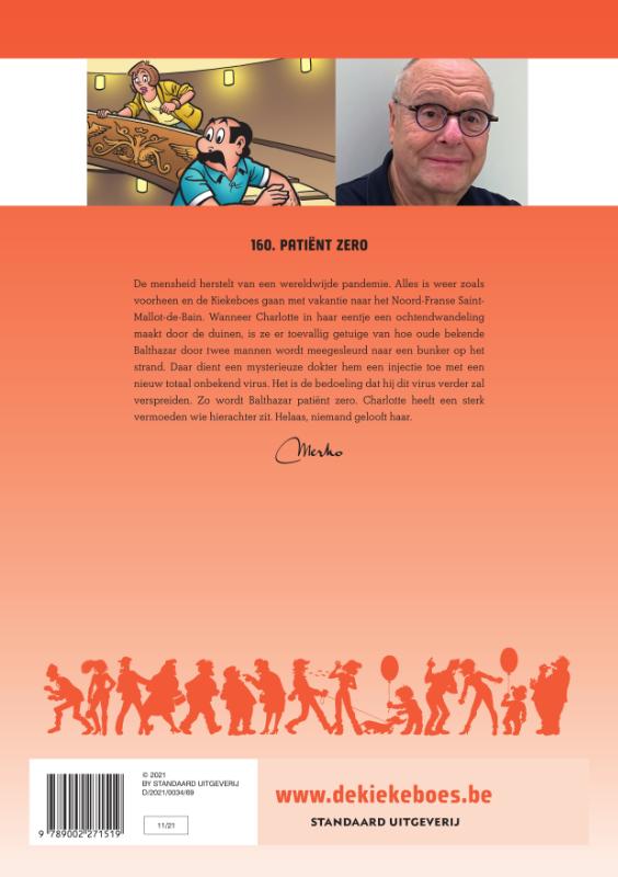 Patiënt Zero / de Kiekeboes / 160 achterkant