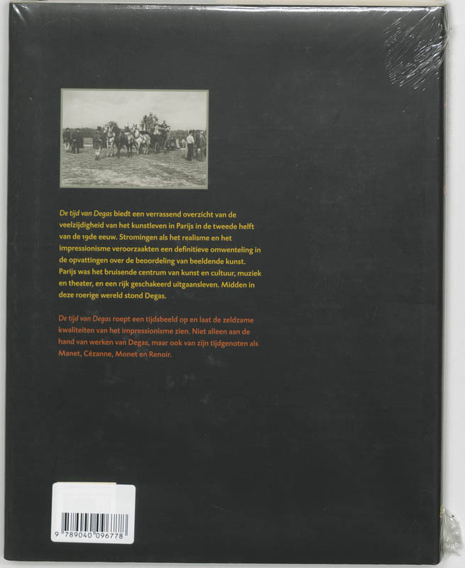 De tijd van Degas achterkant