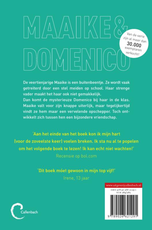 Een bijzondere vriendschap / Maaike & Domenico / 1 achterkant