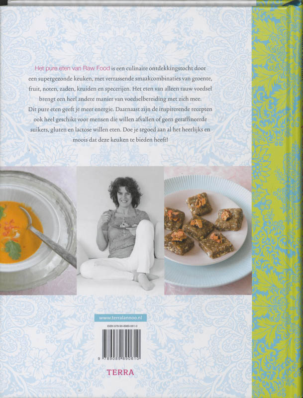 Het Pure Eten Van Raw Food achterkant