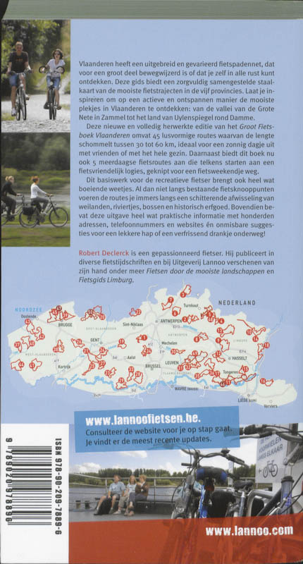 Groot fietsboek Vlaanderen / DICHT BIJ HUIS achterkant