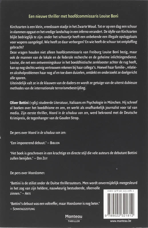 Moordzomer achterkant