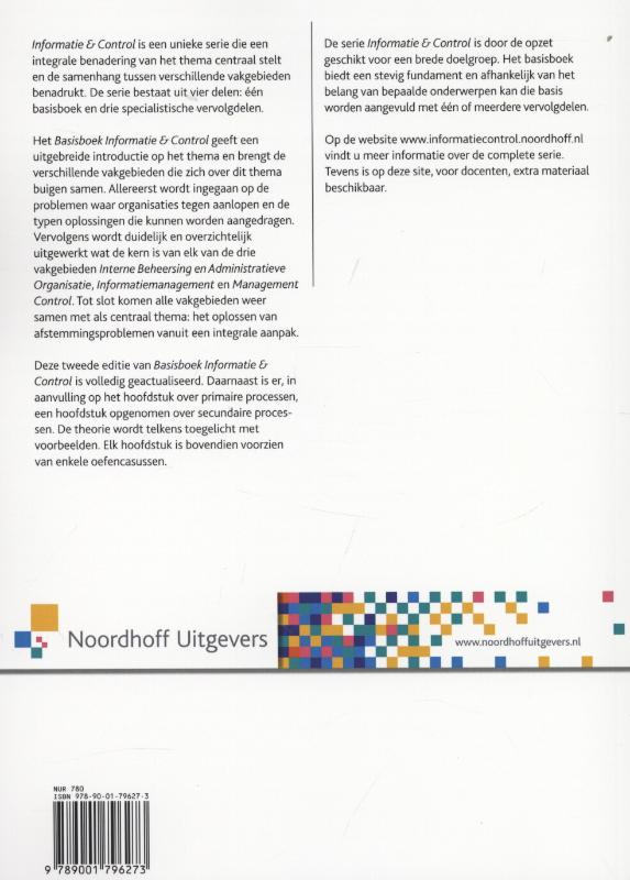 Basisboek informatie en control / Informatie & Control achterkant