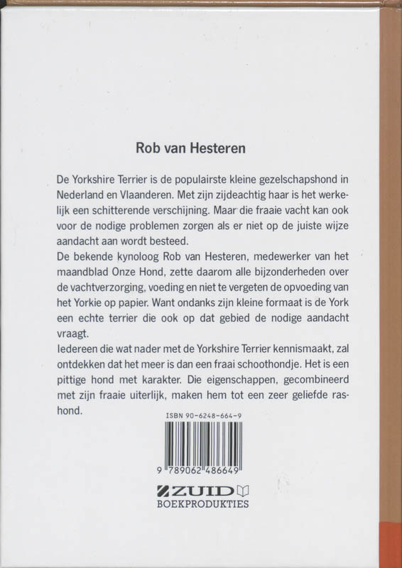 Yorkshire Terrier achterkant