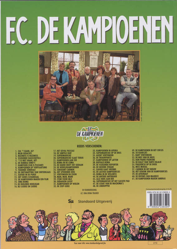 De Kampioenen maken ambras / F.C. De Kampioenen / 61 achterkant