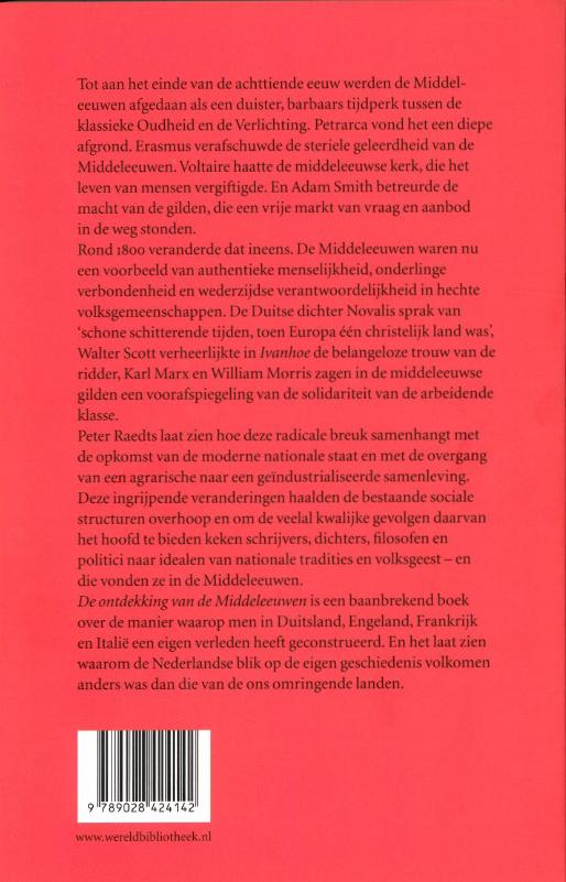 De ontdekking van de Middeleeuwen achterkant