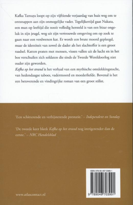 Kafka op het strand / druk 13 achterkant