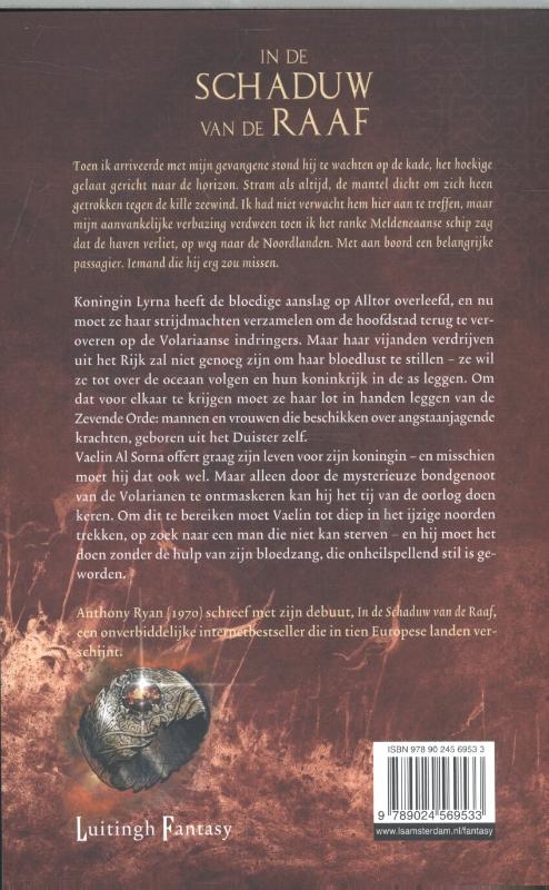 De Vuurkoningin / In de Schaduw van de Raaf / 3 achterkant