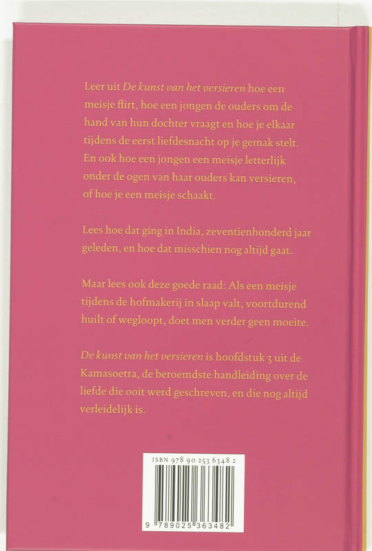 De Kunst Van Het Versieren achterkant