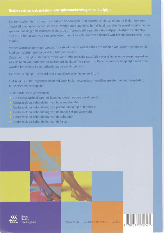 Onderzoek en behandeling van spieraandoeningen en kuitpijn / Orthopedische casuïstiek achterkant
