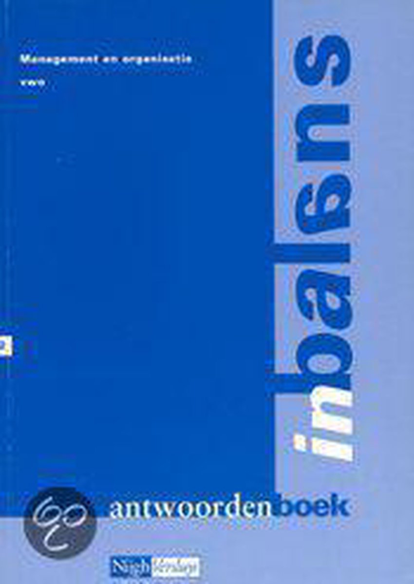 MANAGEMENT IN BALANS 2 VWO ANTW DR 4