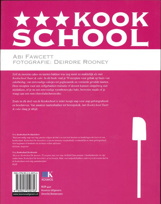 Taart en cake / *** Kookschool achterkant