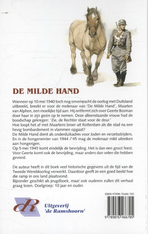 De milde hand / Historische verhalen voor jong en oud achterkant