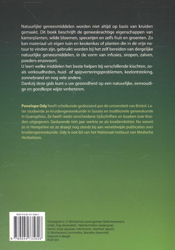 De genezende kracht van planten en kruiden achterkant