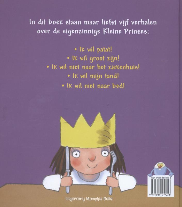 De grote kleine prinses / De Kleine Prinses achterkant