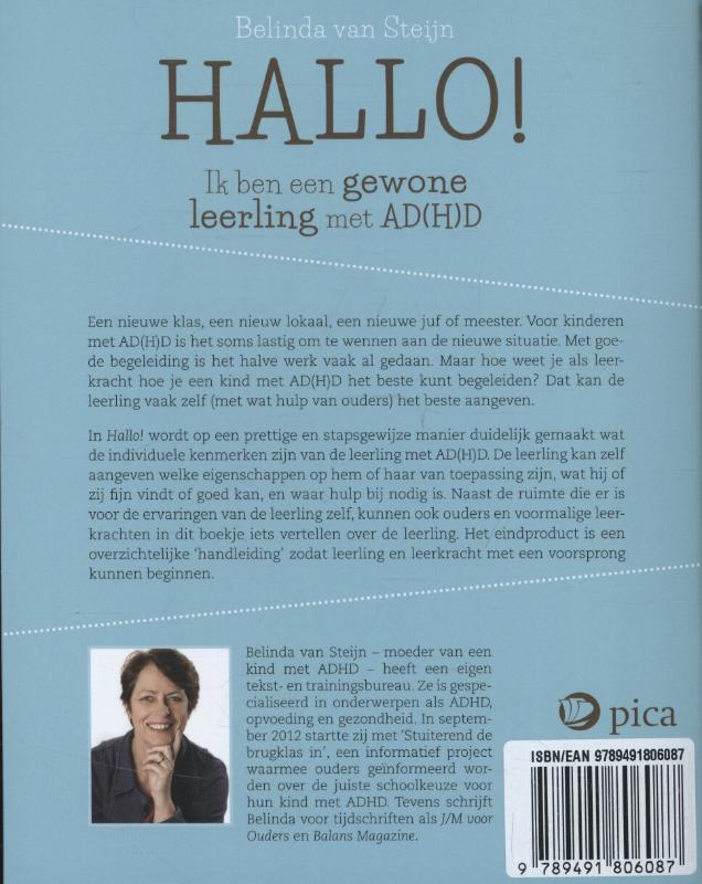 Hallo! achterkant