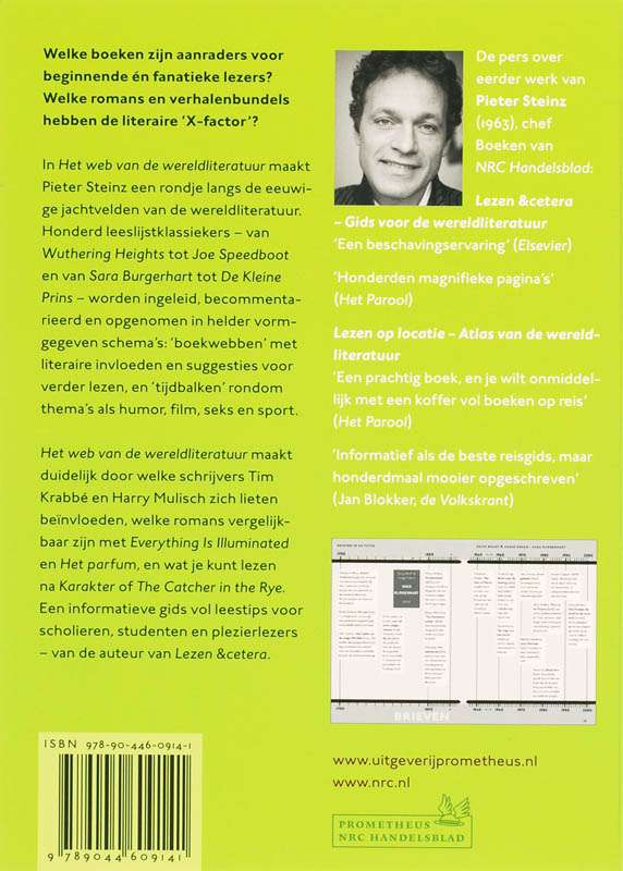 Het web van de wereldliteratuur achterkant