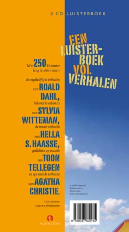 Luisterboek vol verhalen achterkant
