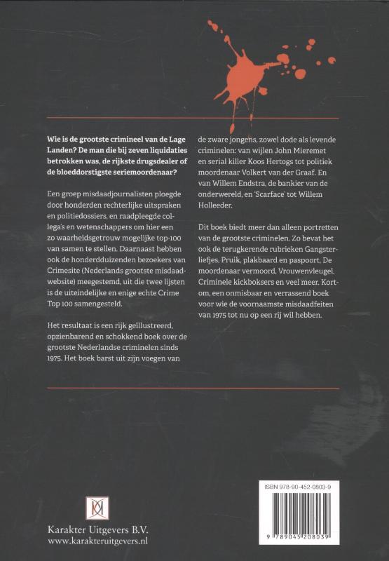 Crime Top 100 achterkant