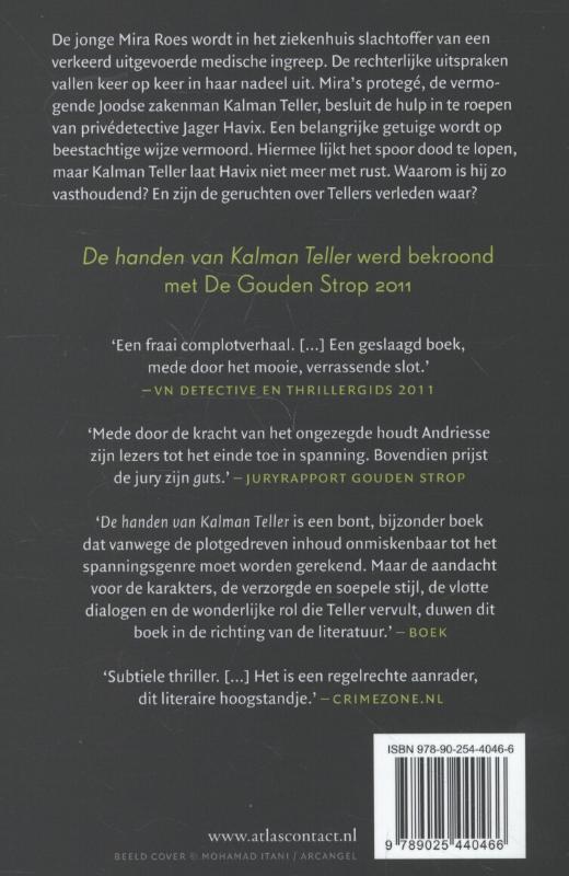 De handen van Kalman Teller achterkant