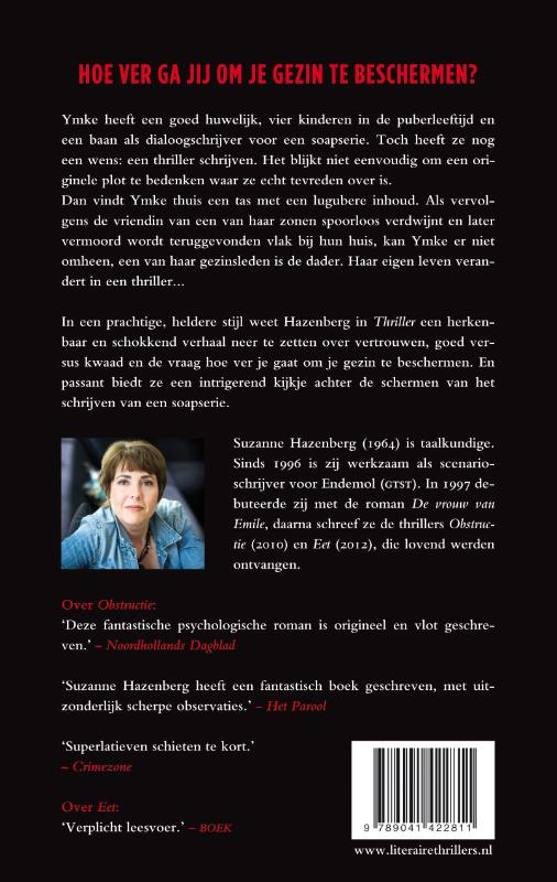 Thriller achterkant