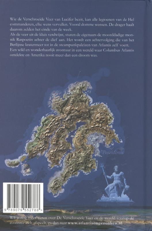 De verschroeide veer / Atlantis ongezonken / 2 achterkant