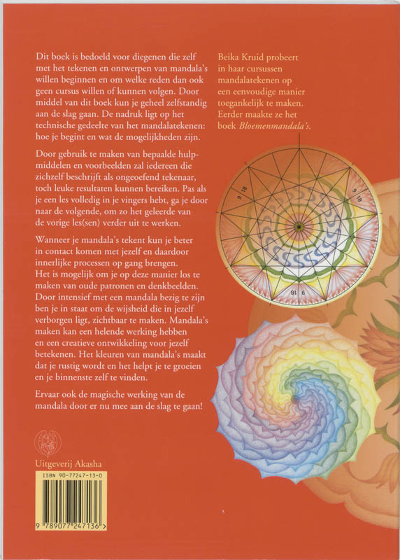 Mandala's tekenen voor de beginner achterkant