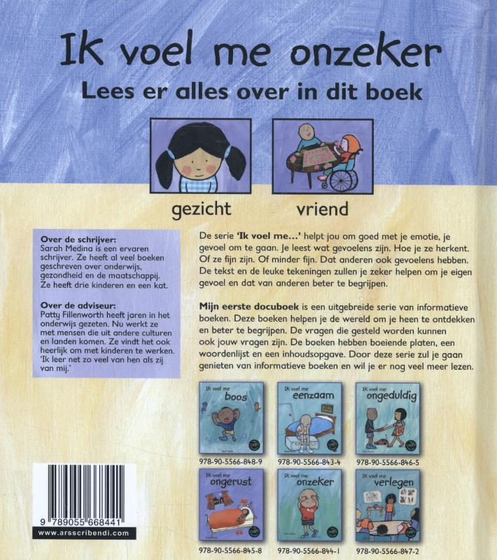 Onzeker / Ik voel me... achterkant